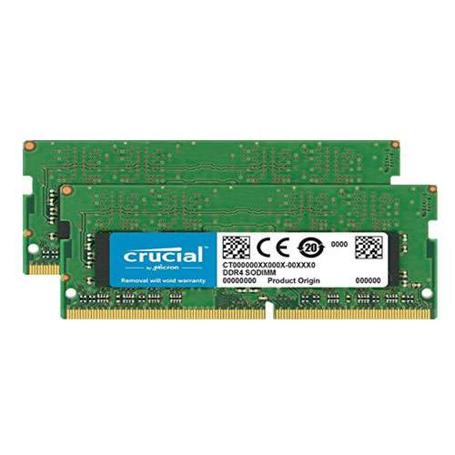 Crucial 32GB Kit  DDR4 2400 MT/s  DR x8 SODIMM 260-Pin for Mac - CT2K16G4S24AM